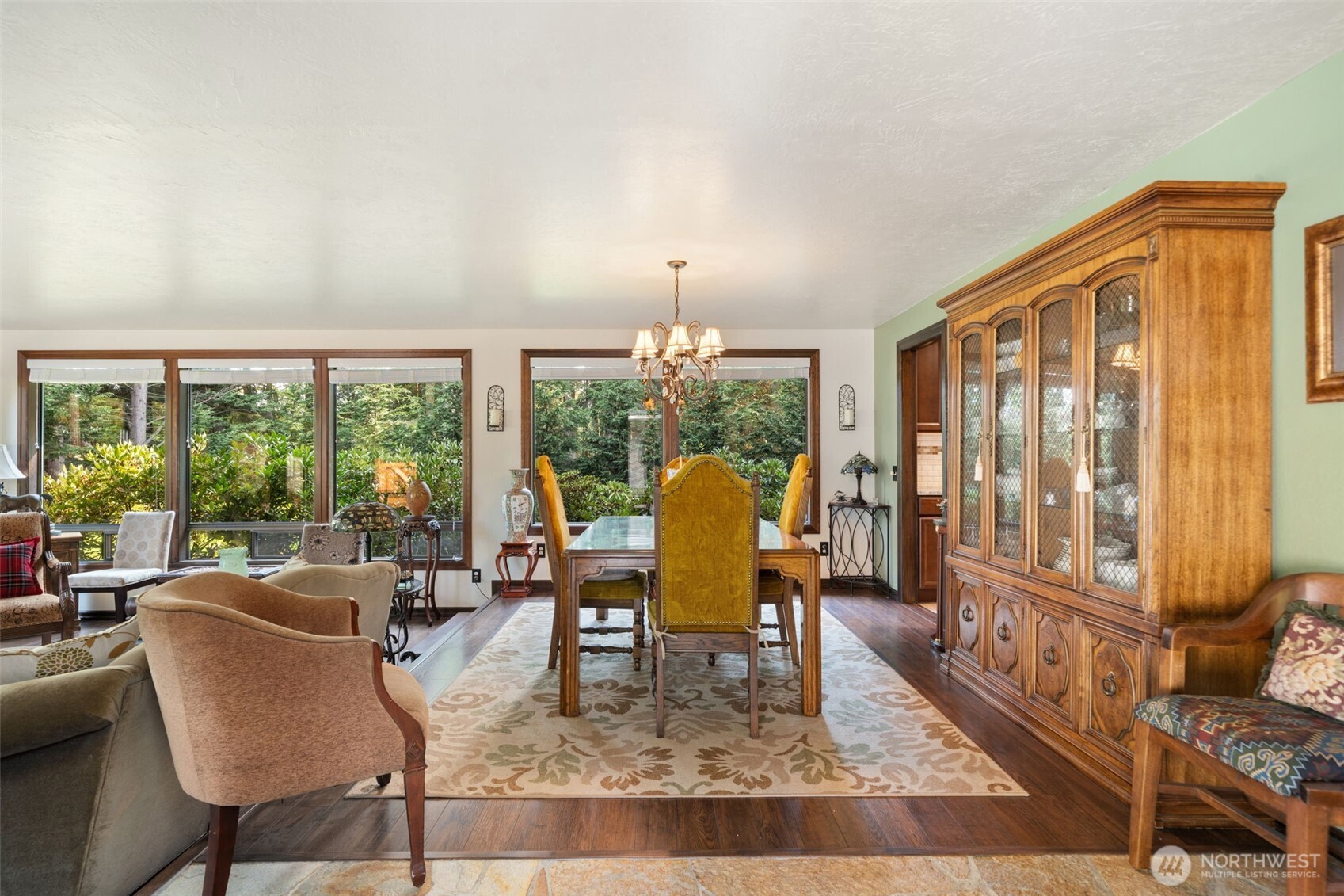 383 Kirner Road Sequim, WA 98382 - Photo 8 of 40 a living room with furniture and a large window