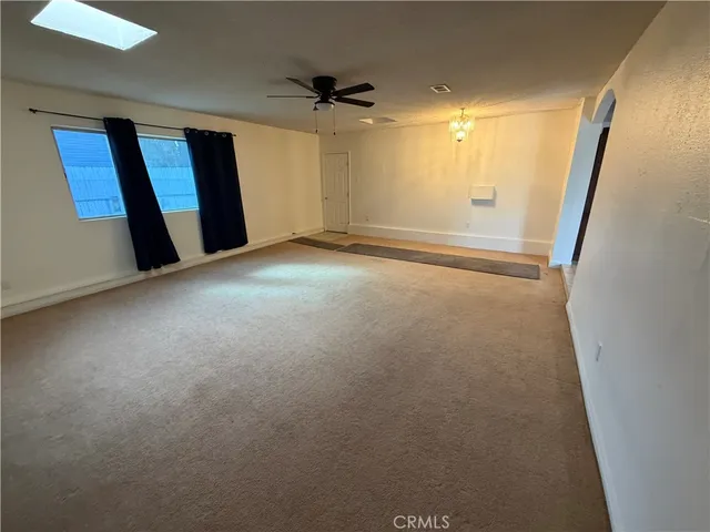 a view of an empty room