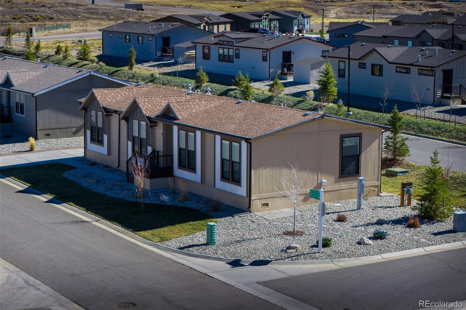 551 Summit Trail Granby, CO 80446 - Photo 3 of 35 a aerial view of a house with a yard and sitting area