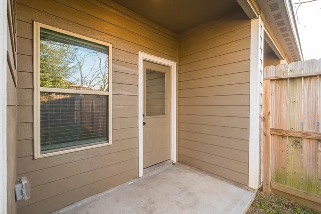 a view of front door