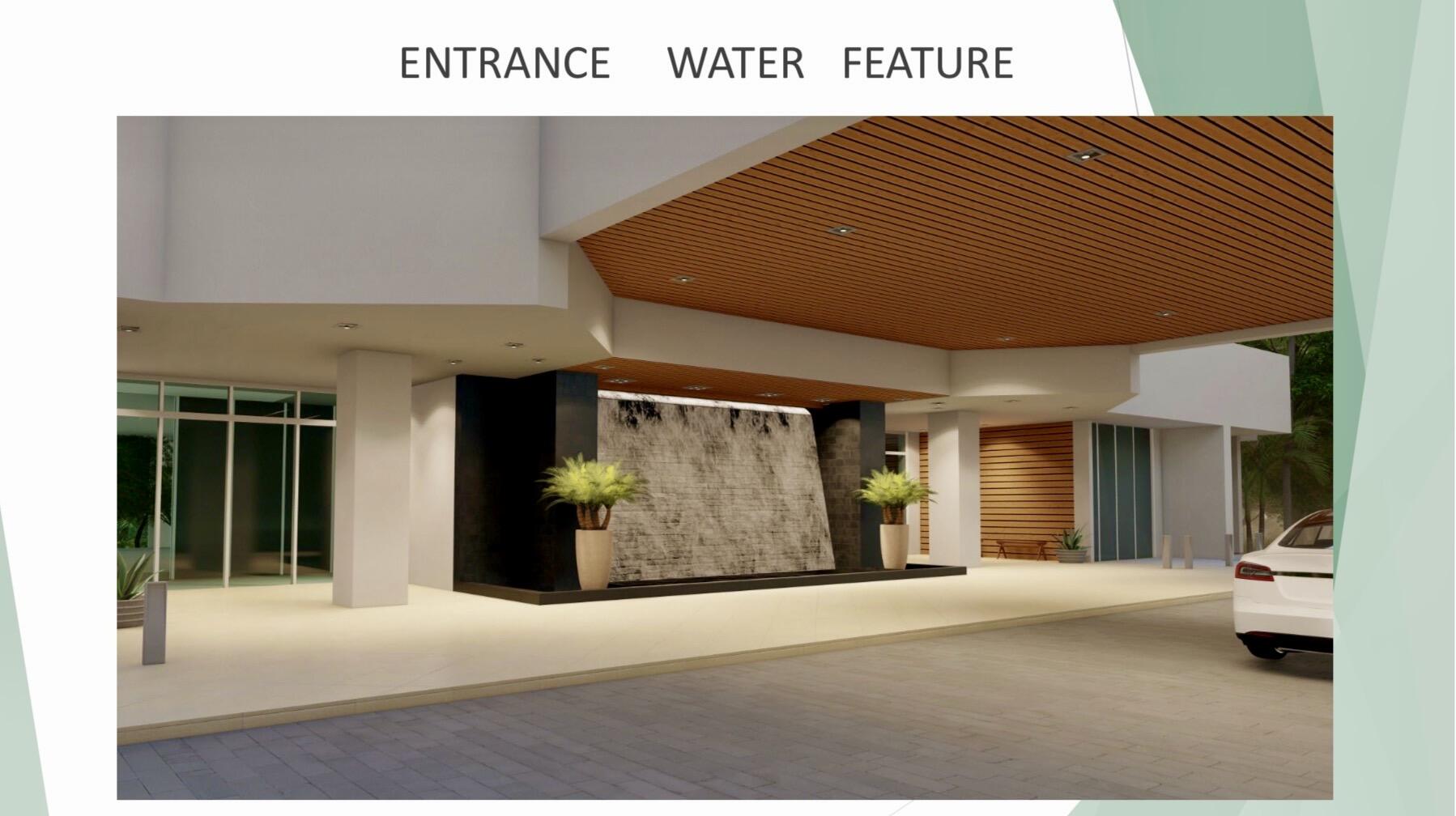 4201 North Ocean Boulevard, Unit PH1806 Boca Raton, FL 33431 - Photo 38 of 47 ENTRANCE WATER FEATURE