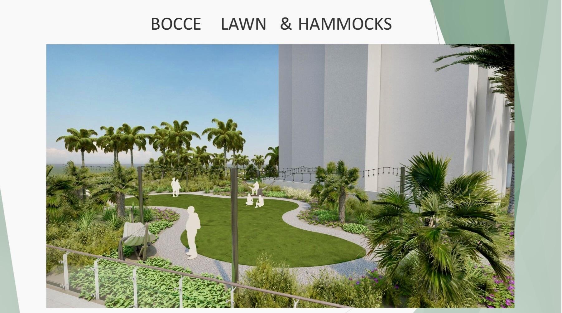 4201 North Ocean Boulevard, Unit PH1806 Boca Raton, FL 33431 - Photo 43 of 47 BOCCE LAWN AND HAMMOCKS