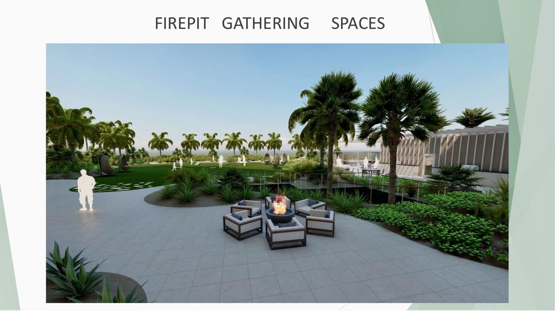 4201 North Ocean Boulevard, Unit PH1806 Boca Raton, FL 33431 - Photo 44 of 47 FIRE PIT GATHERING SPACES