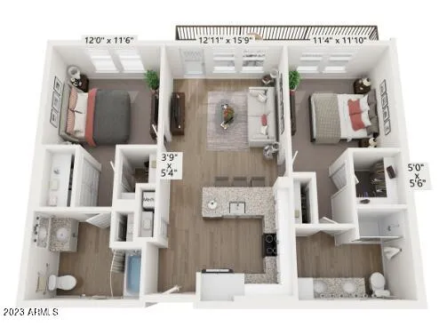 $1,930 | 1375 North 145th Avenue, Unit B2, Goodyear, AZ 85395