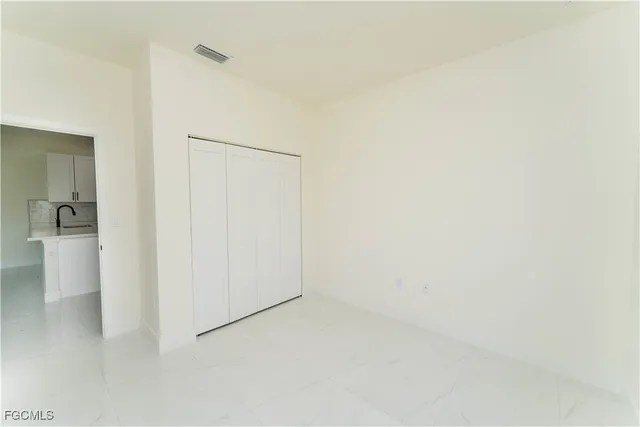 a view of an empty room