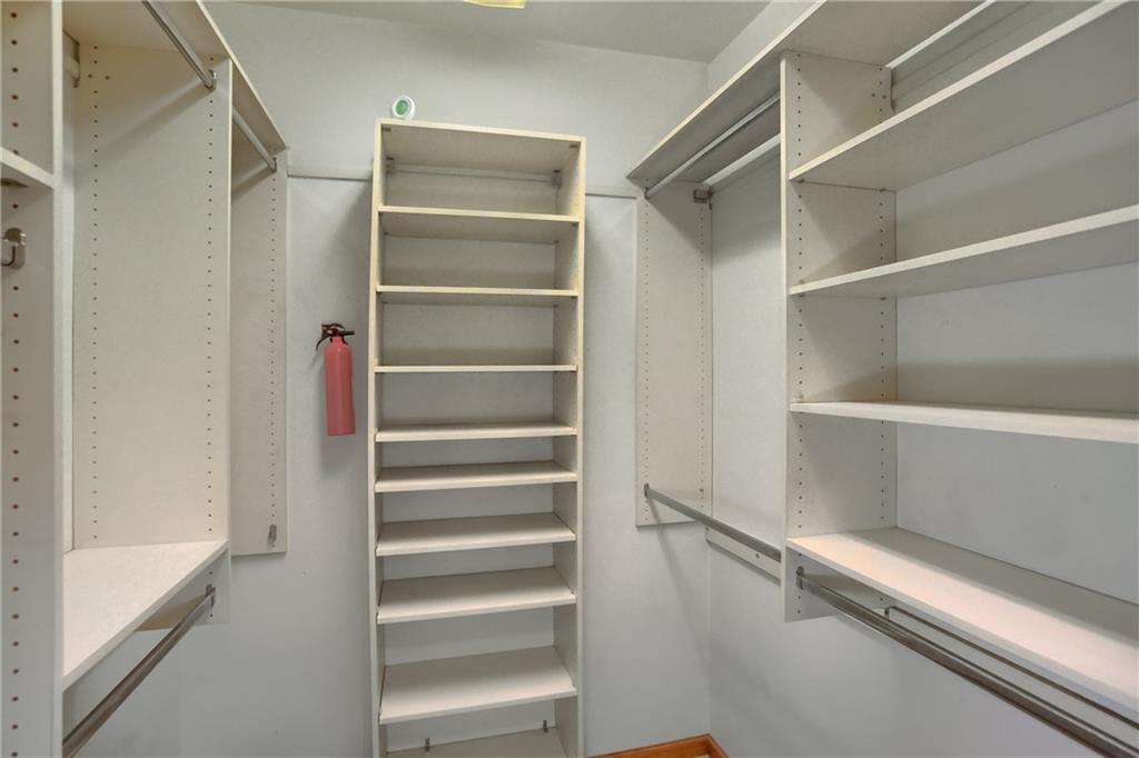 2810 Sarah Street, Unit 2 Pittsburgh, PA 15203 - Photo 17 of 27 a view of walk in closet with empty racks