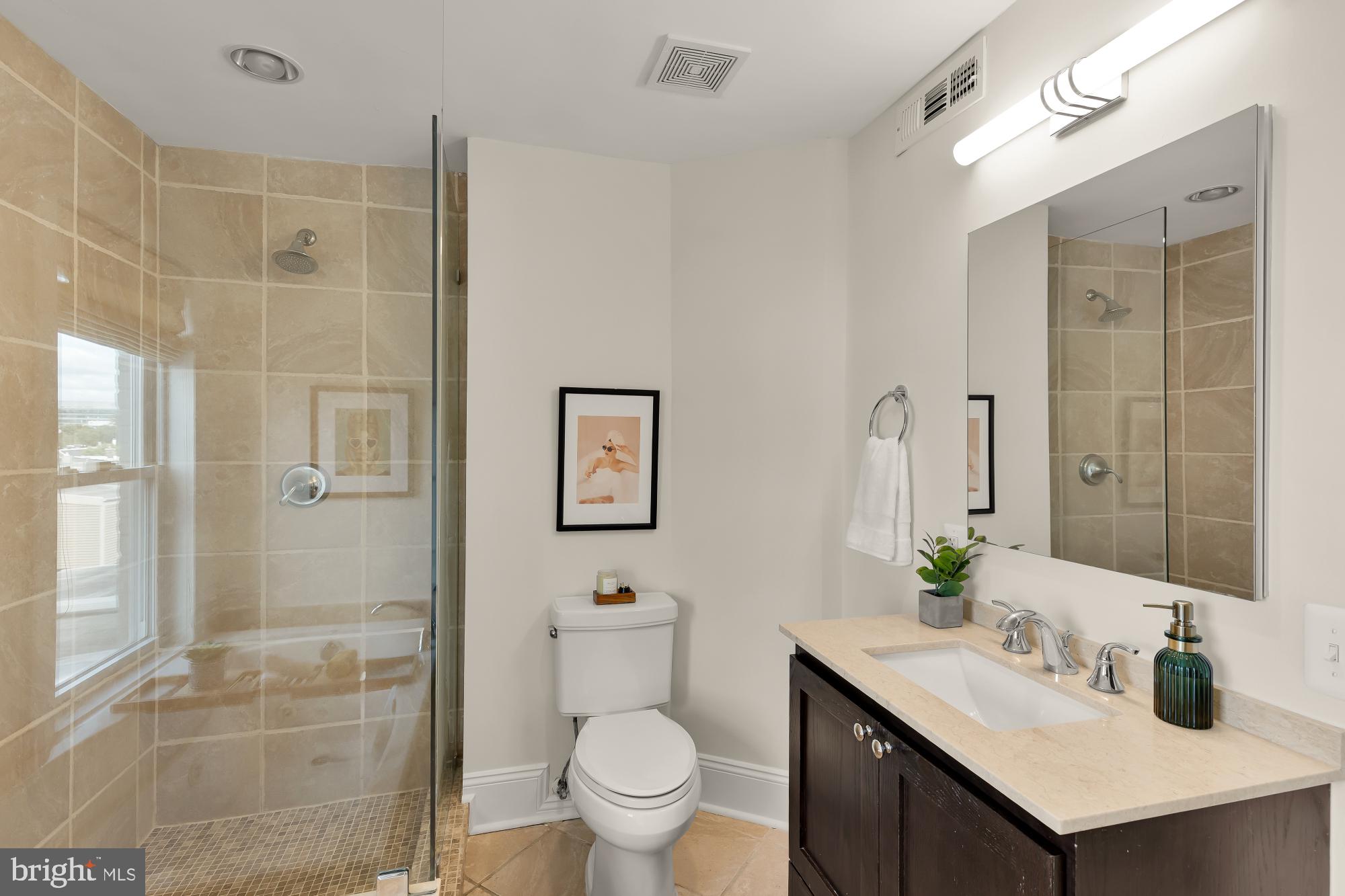 632 Acker Place Northeast Washington, DC 20002 - Photo 44 of 57 a bathroom with a sink toilet and shower