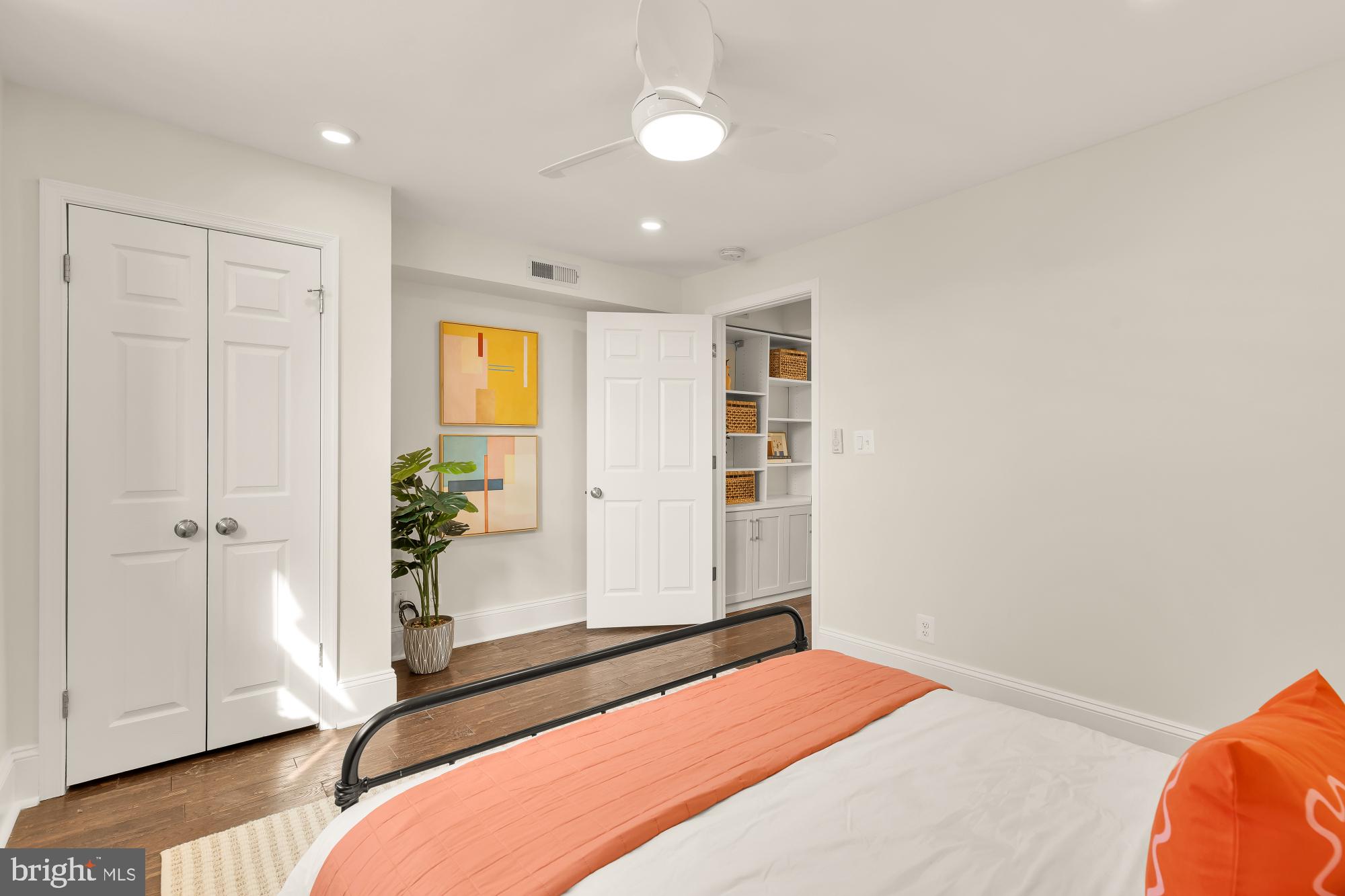 632 Acker Place Northeast Washington, DC 20002 - Photo 52 of 57 a bedroom with a bed and a window