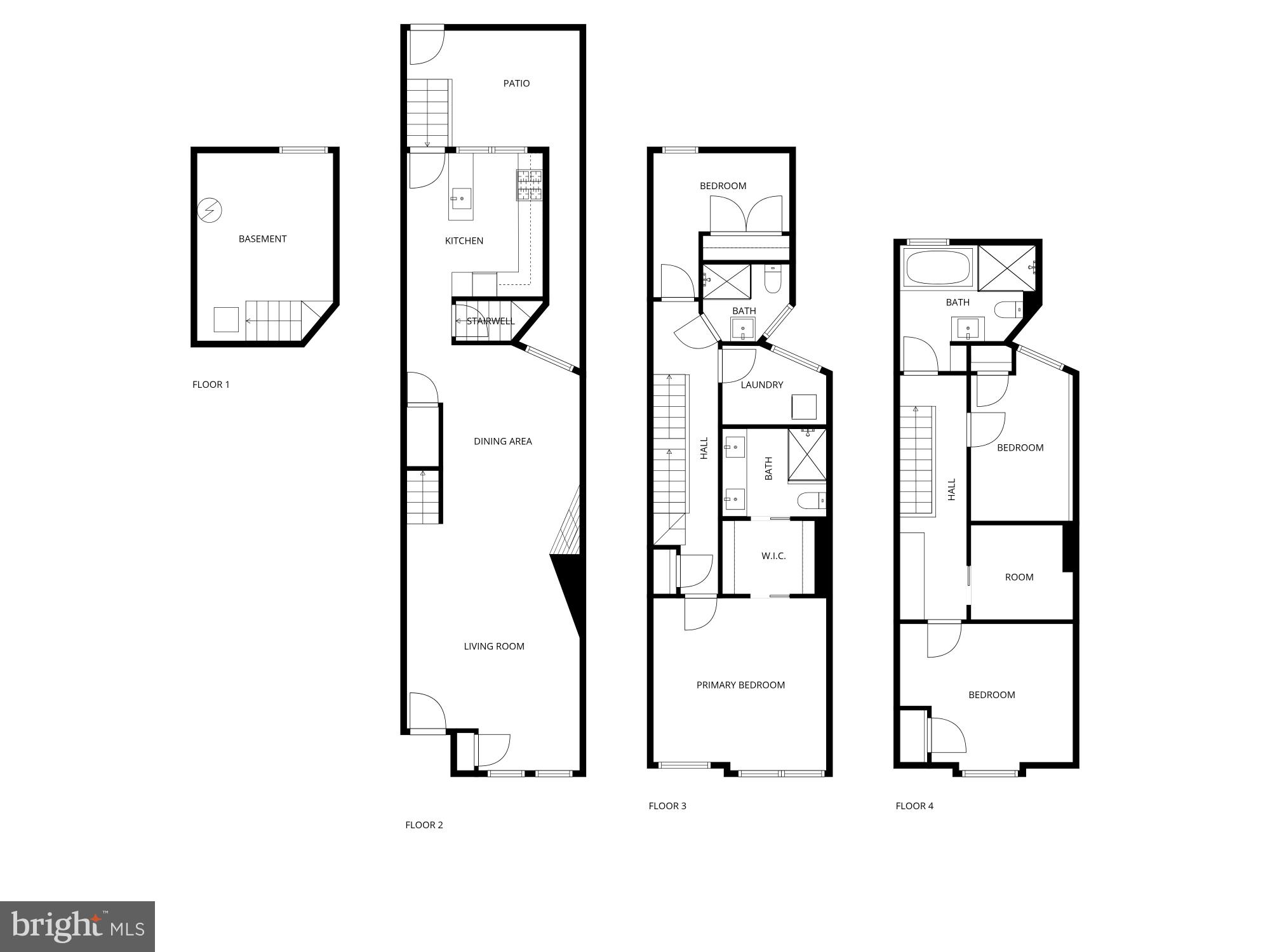 632 Acker Place Northeast Washington, DC 20002 - Photo 57 of 57 a picture of a floor plan