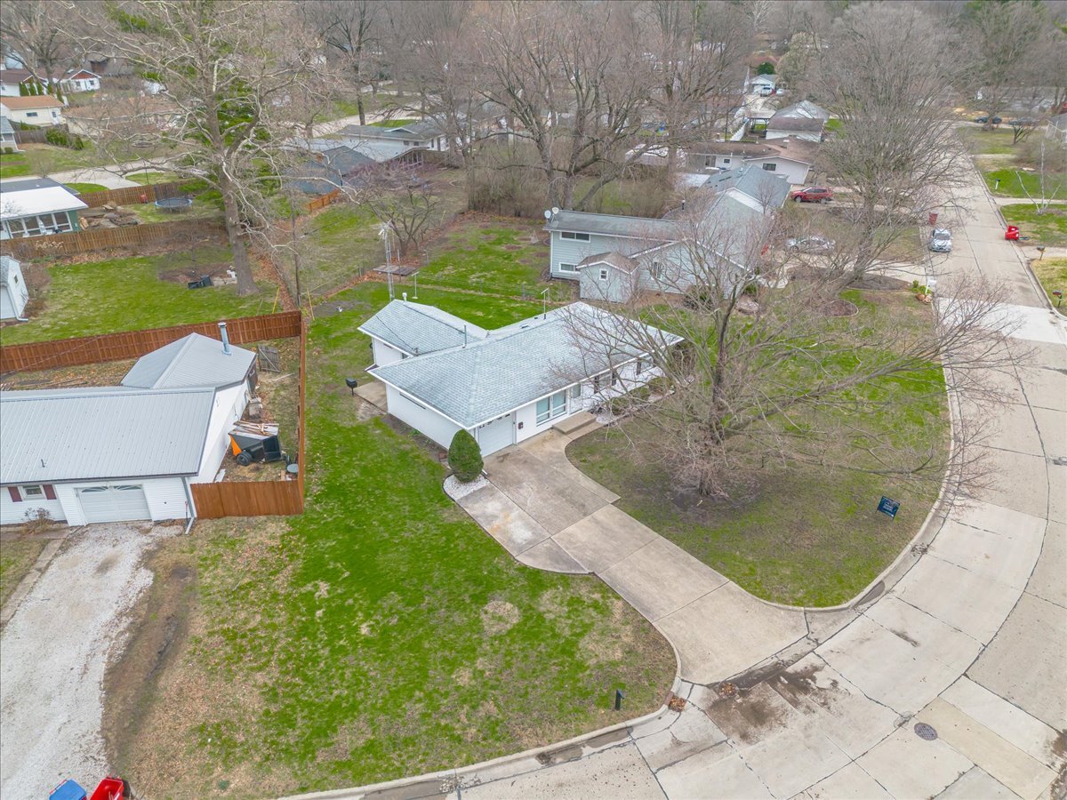 1612 Cornell Drive Champaign, IL 61821 - Photo 26 of 28 an aerial view of a house with outdoor space