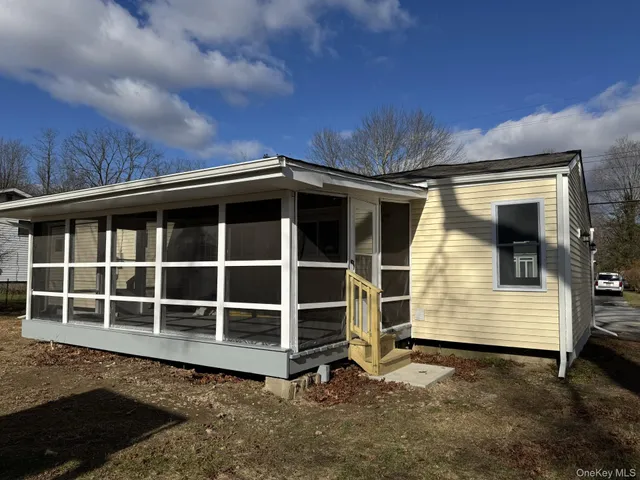 a view of front door