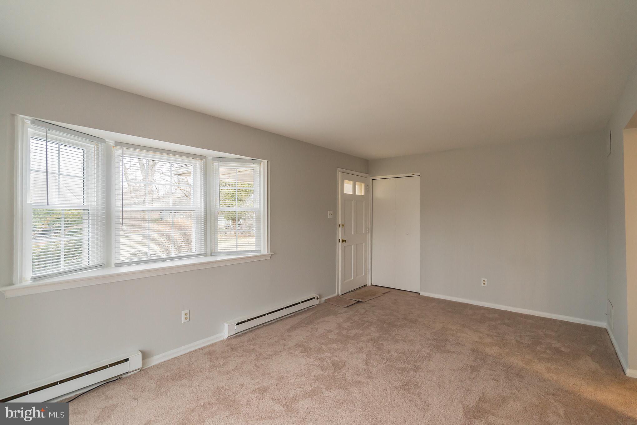 Living room and front door