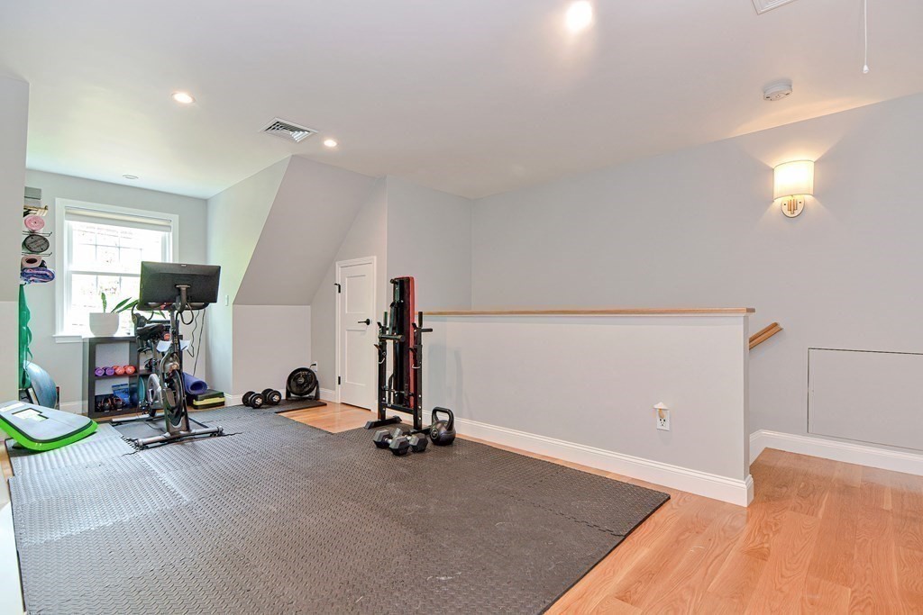 9 Woodcliff Road Canton, MA 02021 - Photo 26 of 42 a view of a room with gym equipment