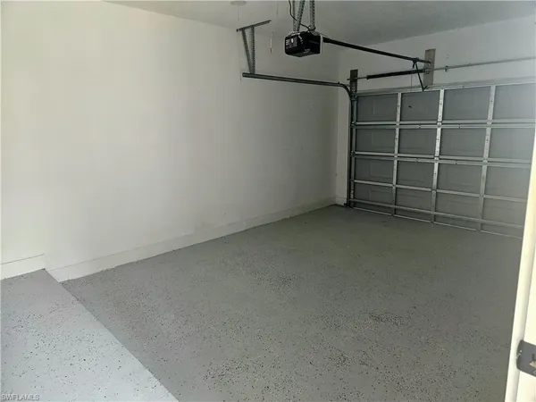 a view of a room with an empty space
