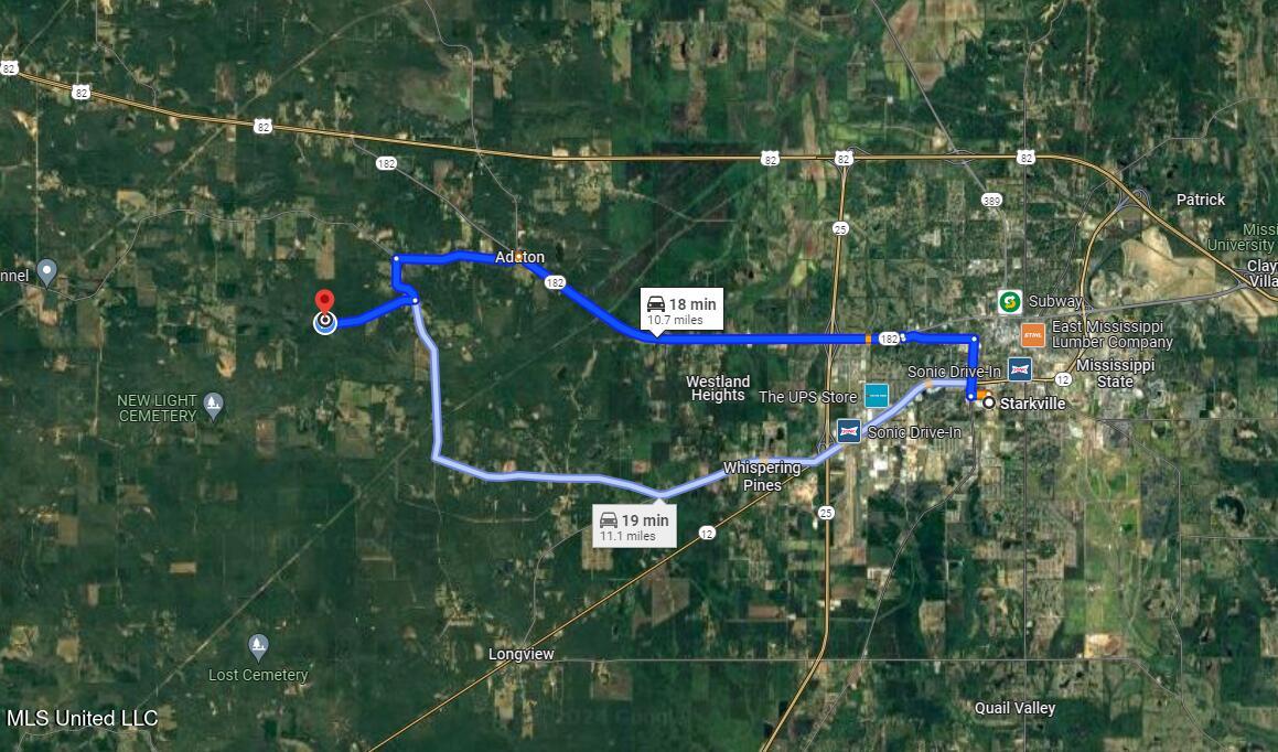 Brown Road Starkville, MS 39759 - Photo 43 of 43 Google Maps Satellite