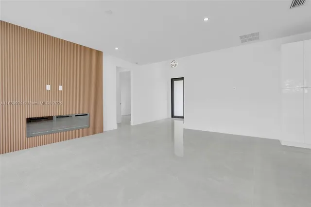 a view of an empty room