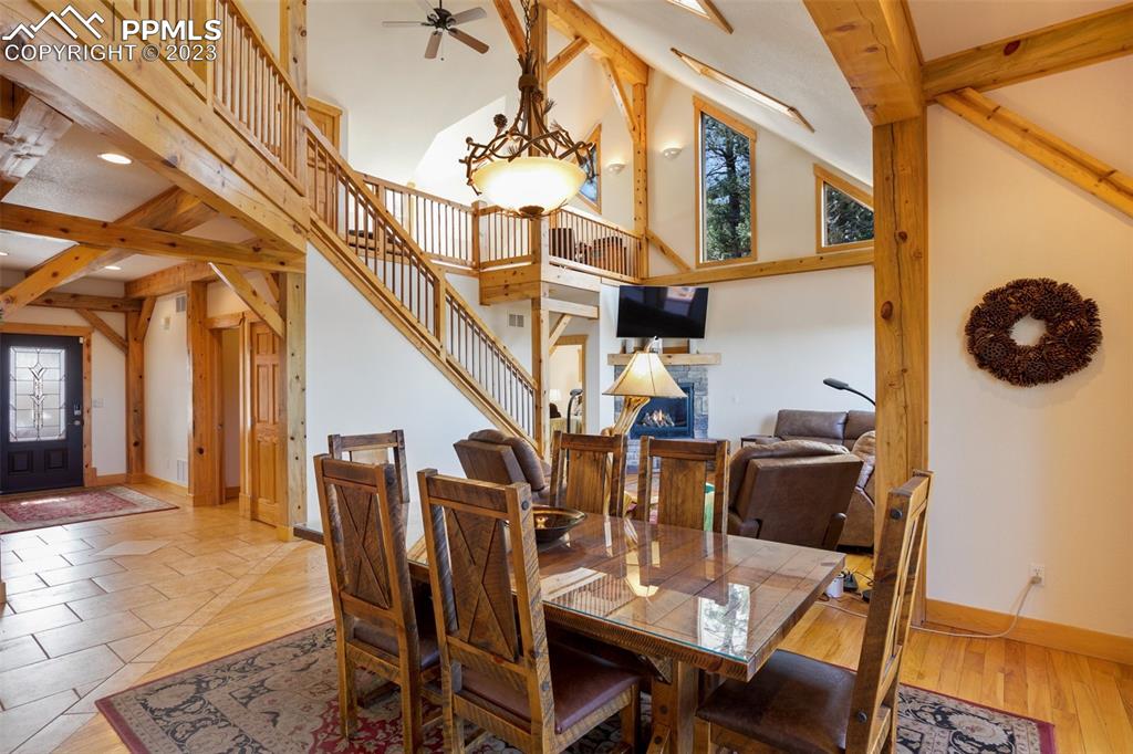 1201 County Road 512 Divide, CO 80814 - Photo 17 of 43 a view of dining room and livingroom with furniture