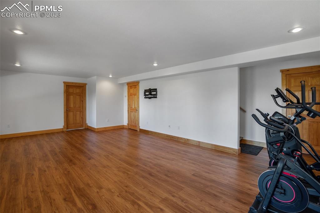 1201 County Road 512 Divide, CO 80814 - Photo 38 of 43 a view of empty room with wooden floor