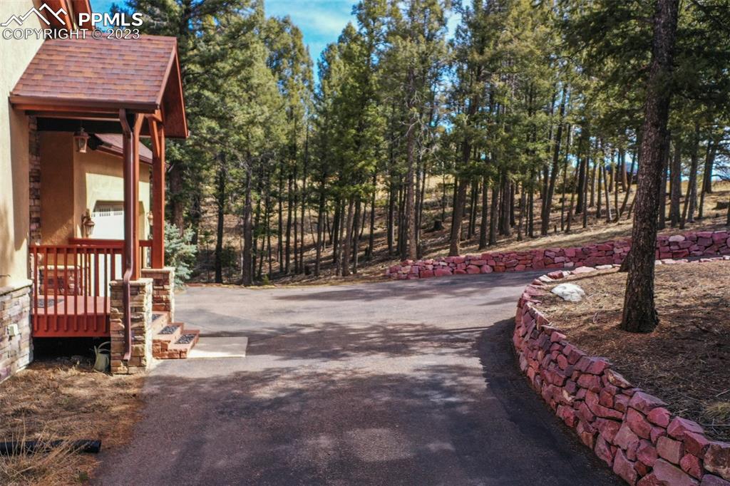 1201 County Road 512 Divide, CO 80814 - Photo 5 of 43 a backyard of a house with barbeque oven