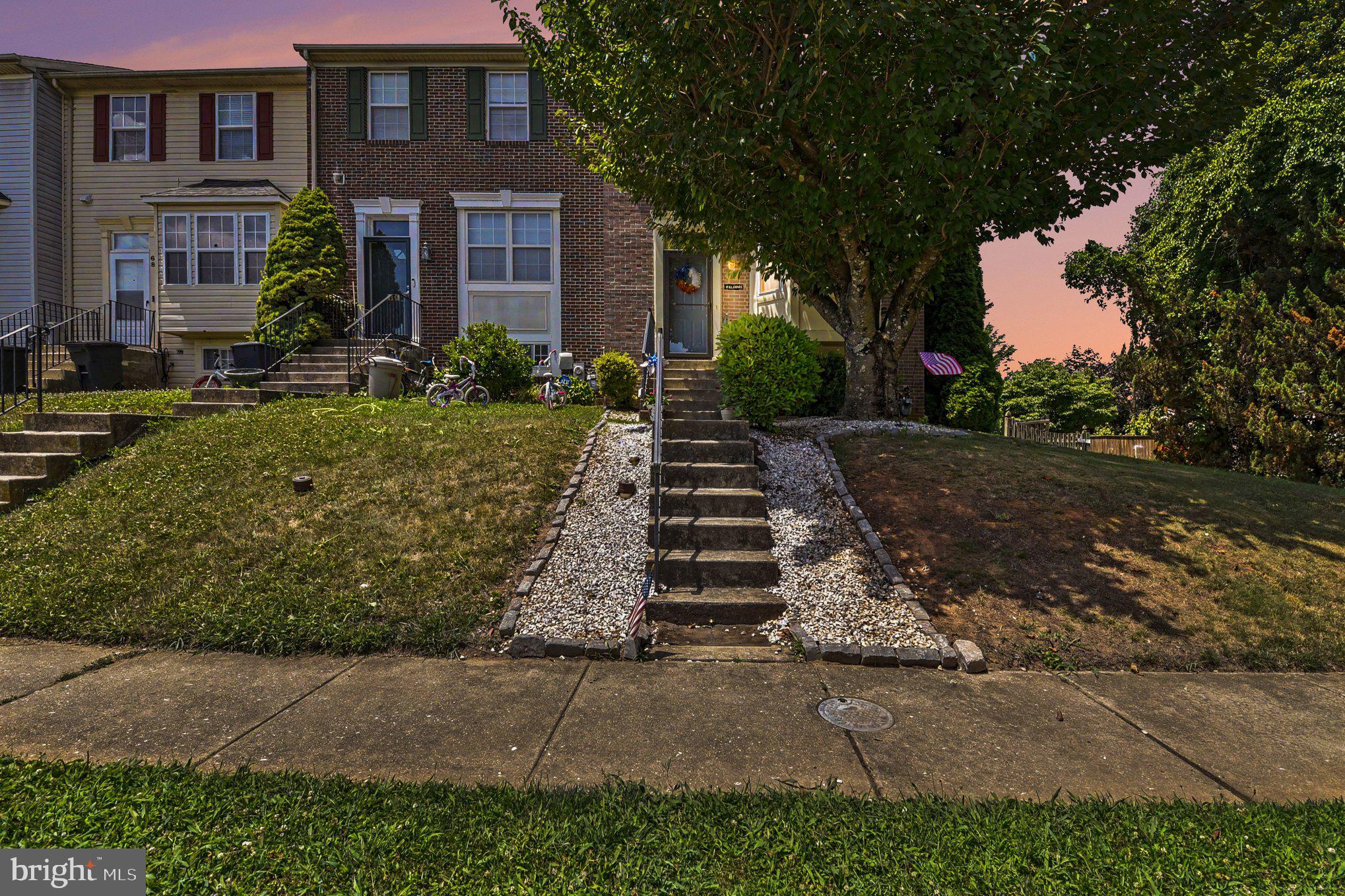 72 Powder View Court Nottingham, MD 21236 - Photo 1 of 26 Charming townhouse at sunset glow.