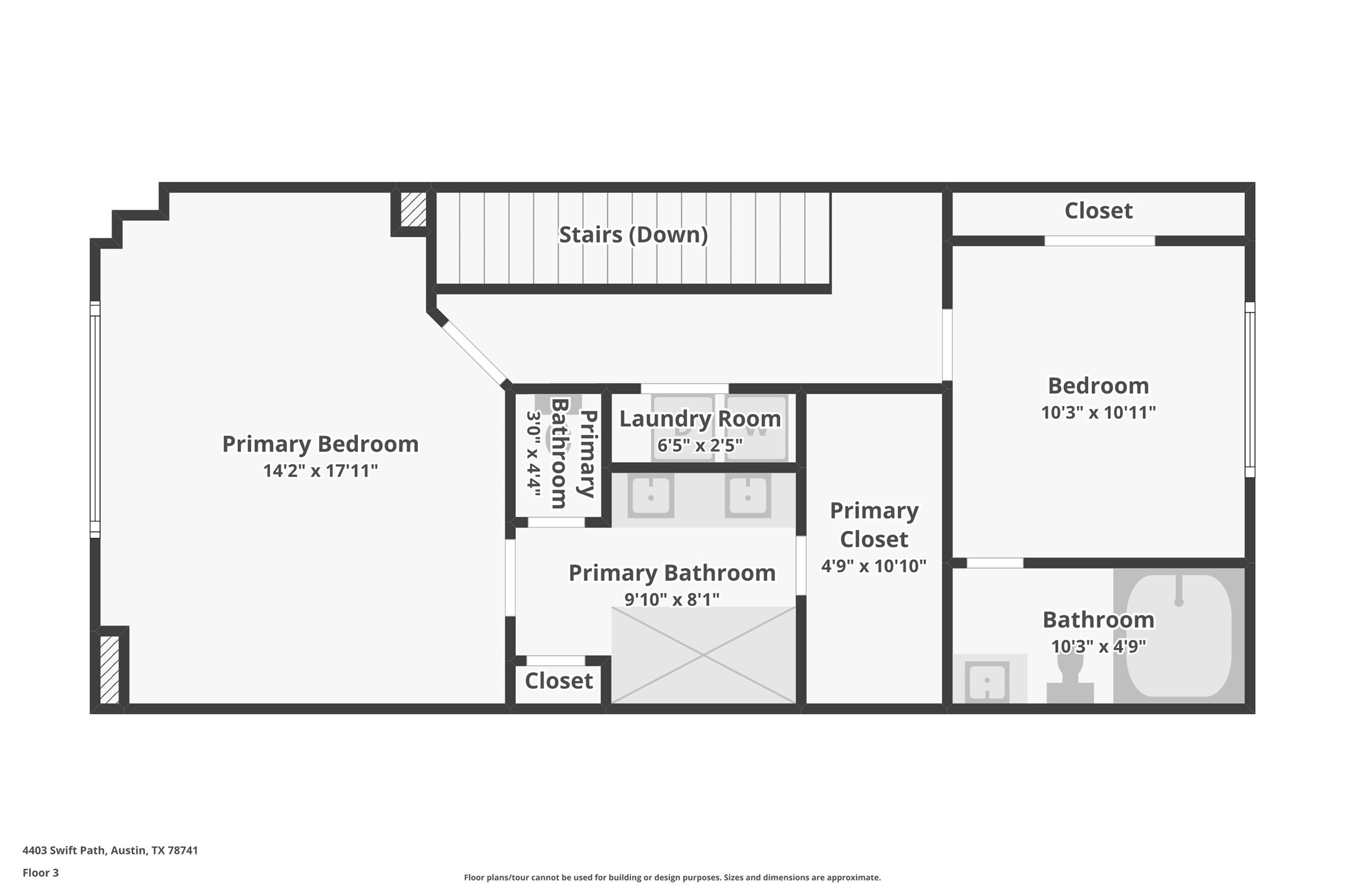 4403 Swift Path Austin, TX 78741 - Photo 31 of 32 Floor plan