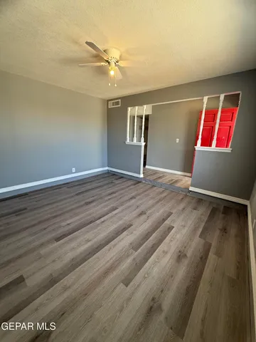 wooden floor in an empty room