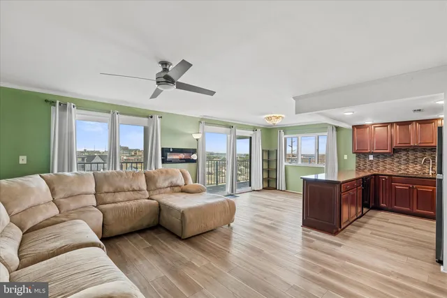 a living room with a couch