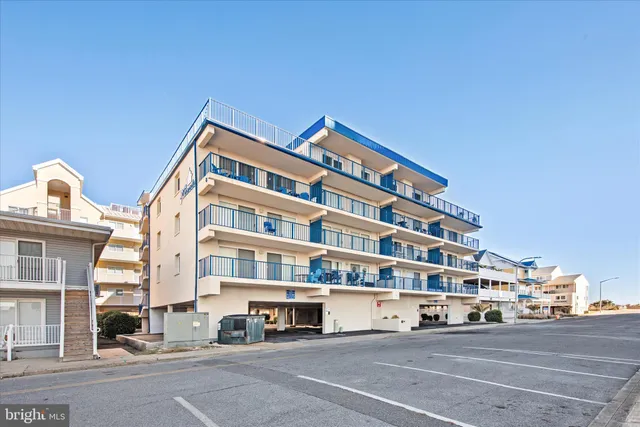 a front view of a building