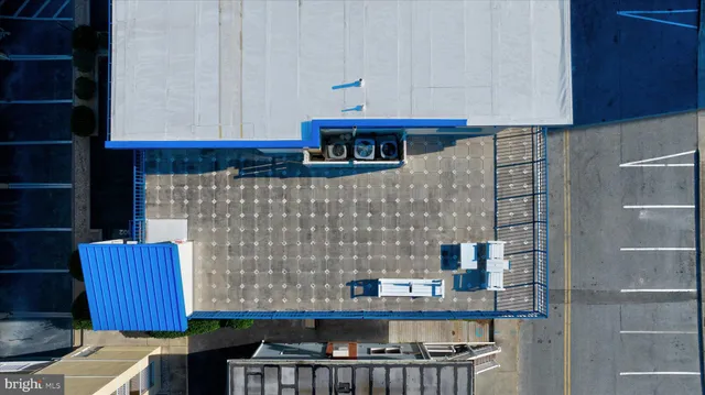 a city street lined with tall buildings