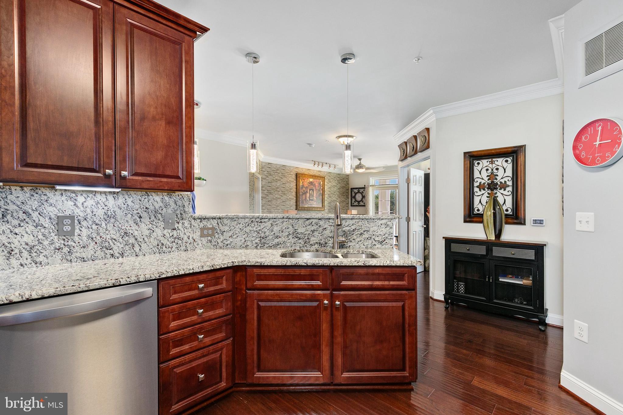 3825 Doc Berlin Drive, Unit 25 Silver Spring, MD 20906 - Photo 12 of 41 a kitchen with granite countertop a sink and cabinets