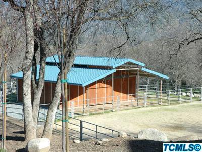 42595 North Fork Drive Three Rivers, CA 93271 - Photo 10 of 35 BARN OFFERS PORCH AREA WITH CROSS-TIES