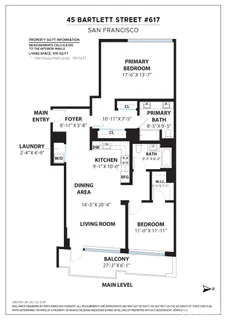 $1,349,000 | 45 Bartlett Street, Unit 617, San Francisco, CA 94110