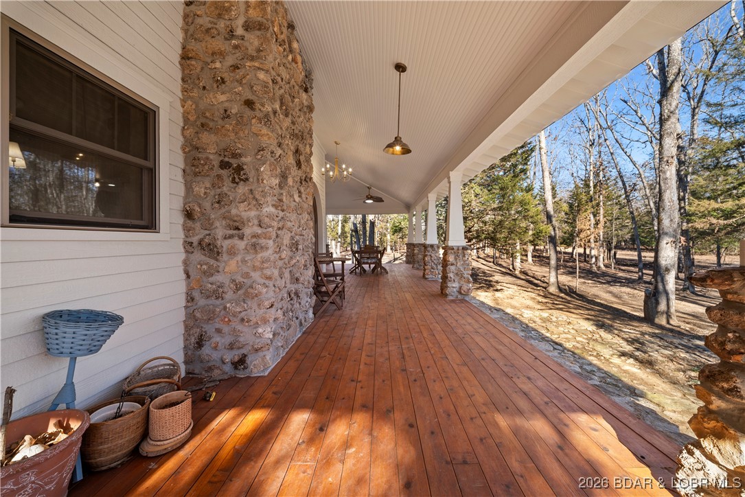 21255 Lark Road Lebanon, MO 65536 - Photo 52 of 75 Covered, Wrap-Around Deck
