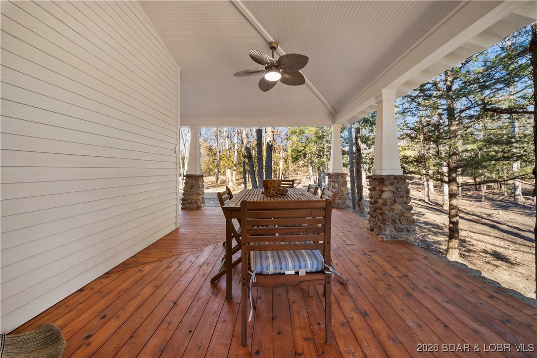 21255 Lark Road Lebanon, MO 65536 - Photo 53 of 75 Covered, Wrap-Around Deck