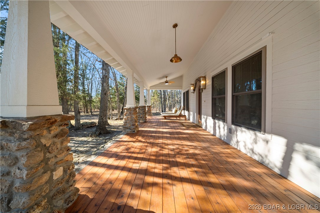 21255 Lark Road Lebanon, MO 65536 - Photo 54 of 75 Covered, Wrap-Around Deck