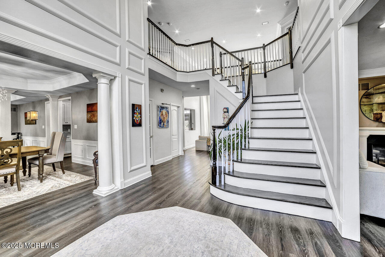 11 Victoria Court Cream Ridge, NJ 08514 - Photo 6 of 67 a view of entryway and hall with wooden floor