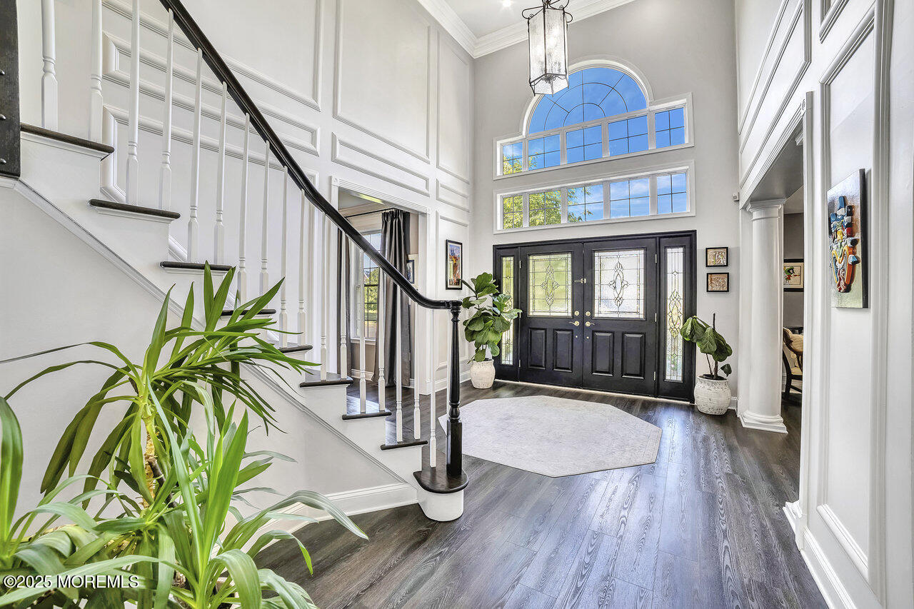 11 Victoria Court Cream Ridge, NJ 08514 - Photo 8 of 67 a view of entryway and hall with wooden floor