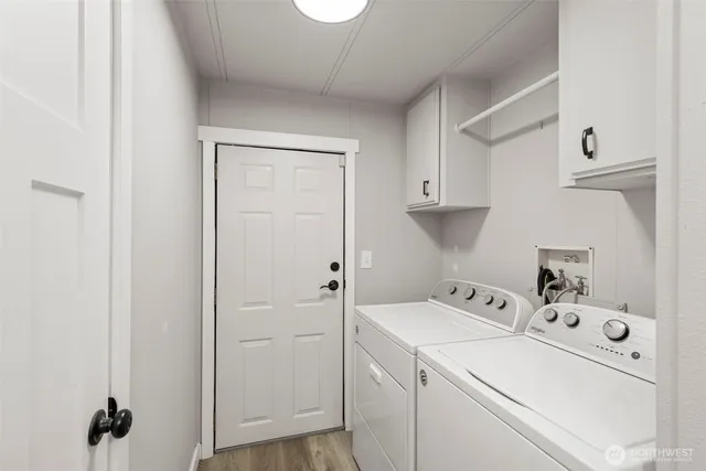 a room with storage and utility