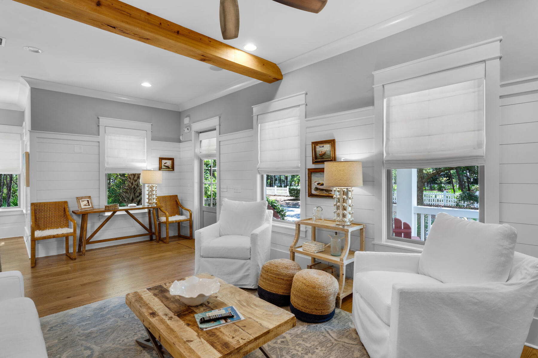 87 Salt Box Lane West Inlet Beach, FL 32461 - Photo 16 of 122 a living room with furniture and a wooden floor