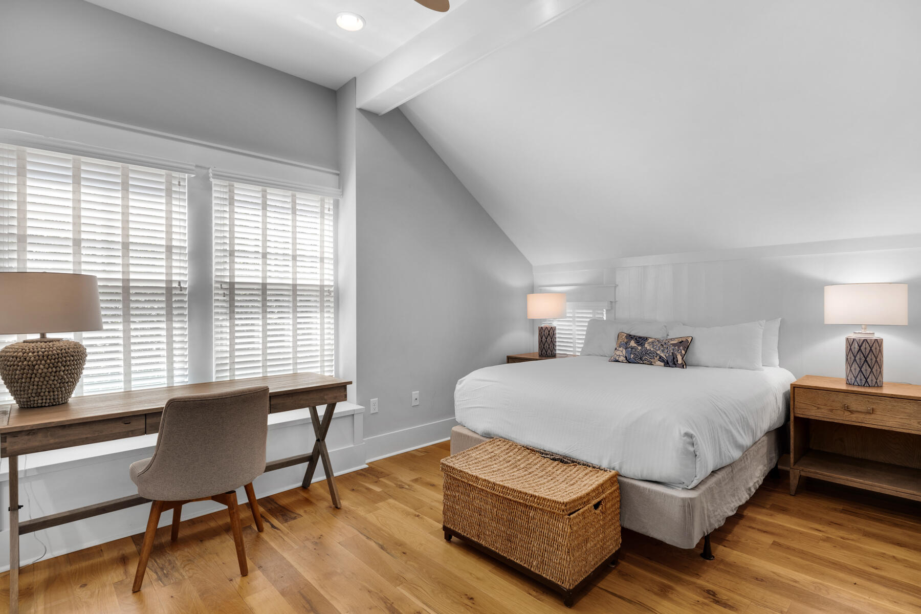 87 Salt Box Lane West Inlet Beach, FL 32461 - Photo 35 of 122 a bedroom with a bed window and a table