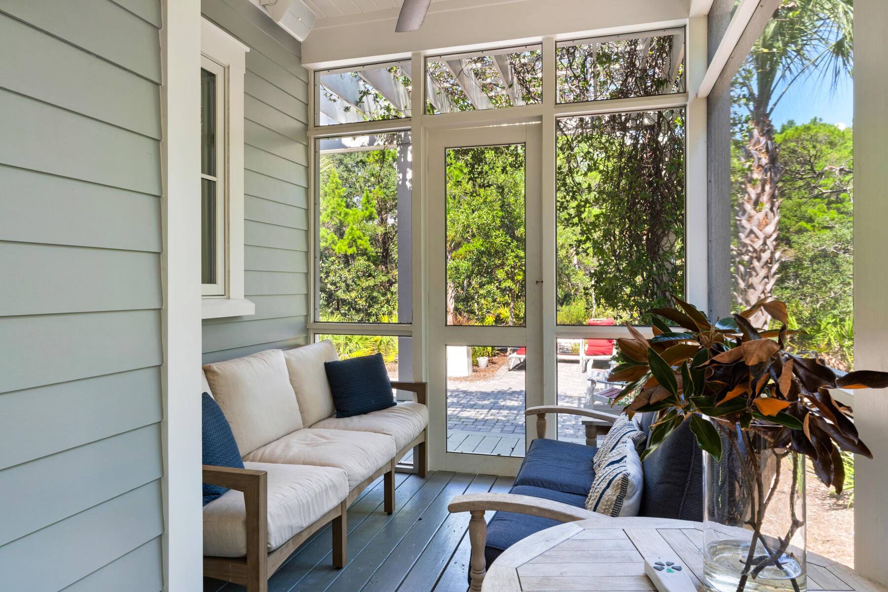 87 Salt Box Lane West Inlet Beach, FL 32461 - Photo 47 of 122 a living room with furniture and a floor to ceiling window