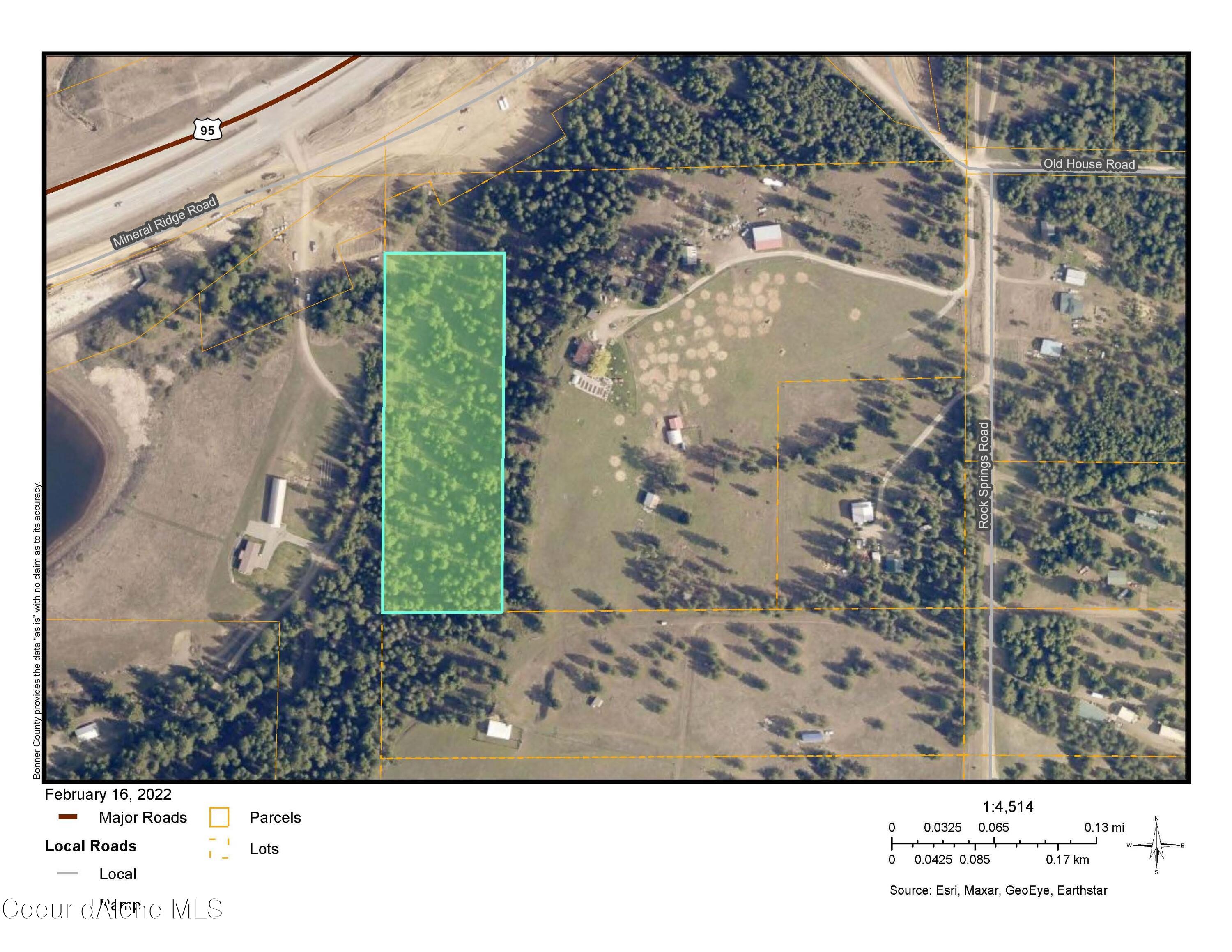 Nna Nna Mineral Ridge Athol, ID 83801 - Photo 1 of 1 County Map re MIneral RIdge