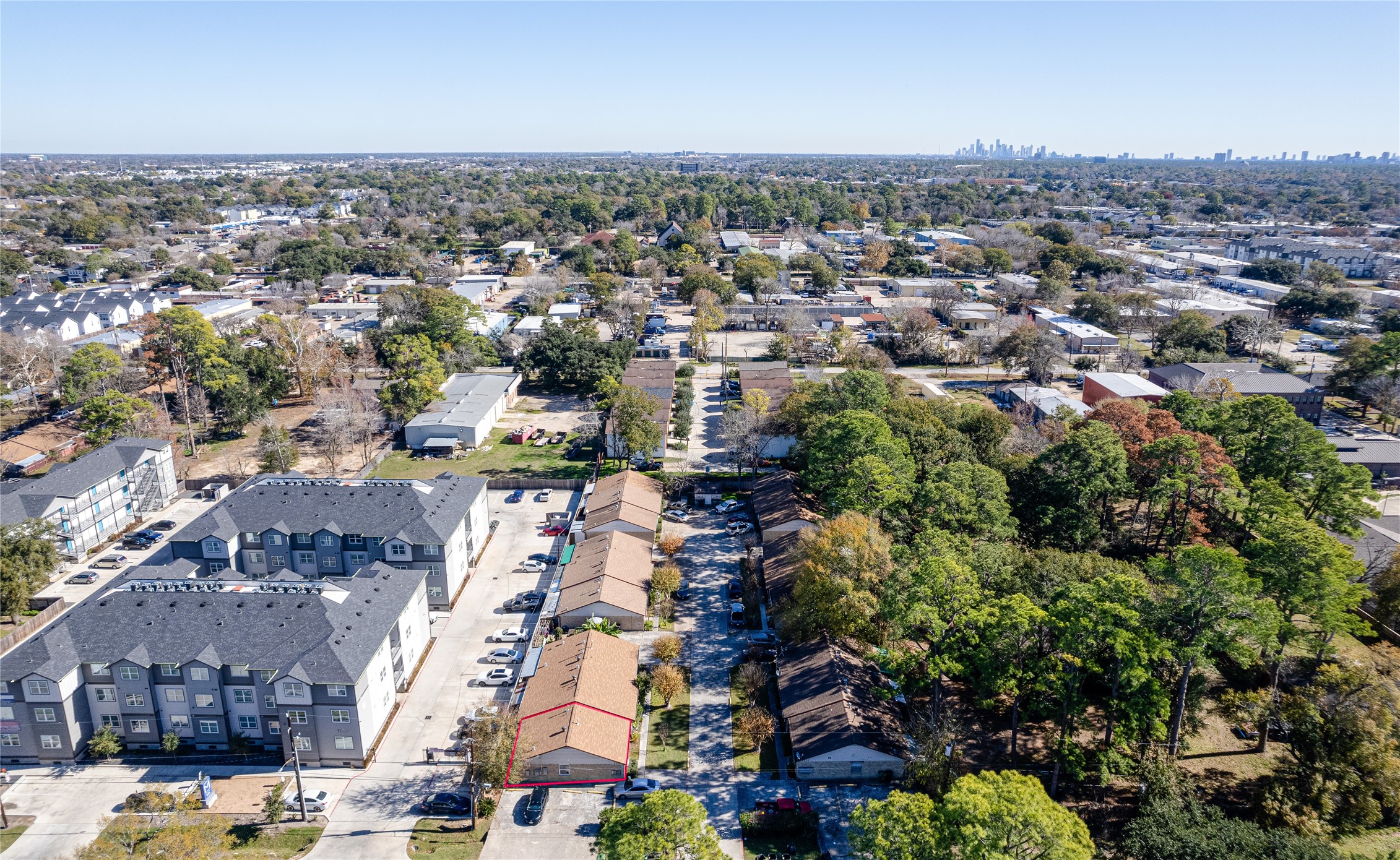 1716 Crestdale Drive, Unit 10 Houston, TX 77080 - Photo 6 of 21 an aerial view of a city