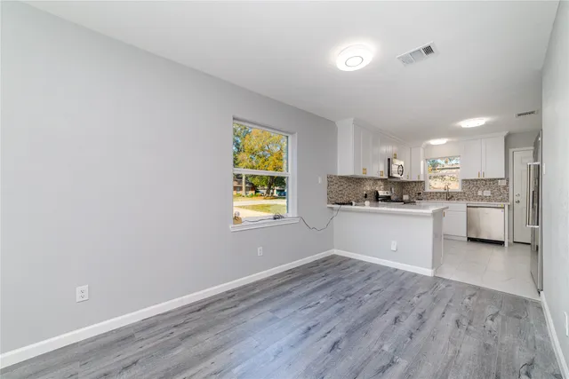 wooden floor in an empty room