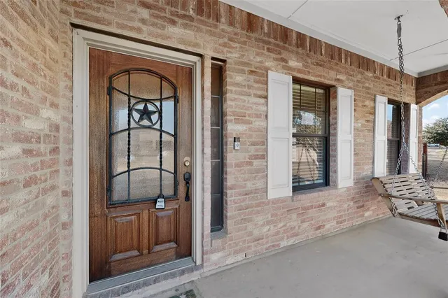 a front view of a house with entryway