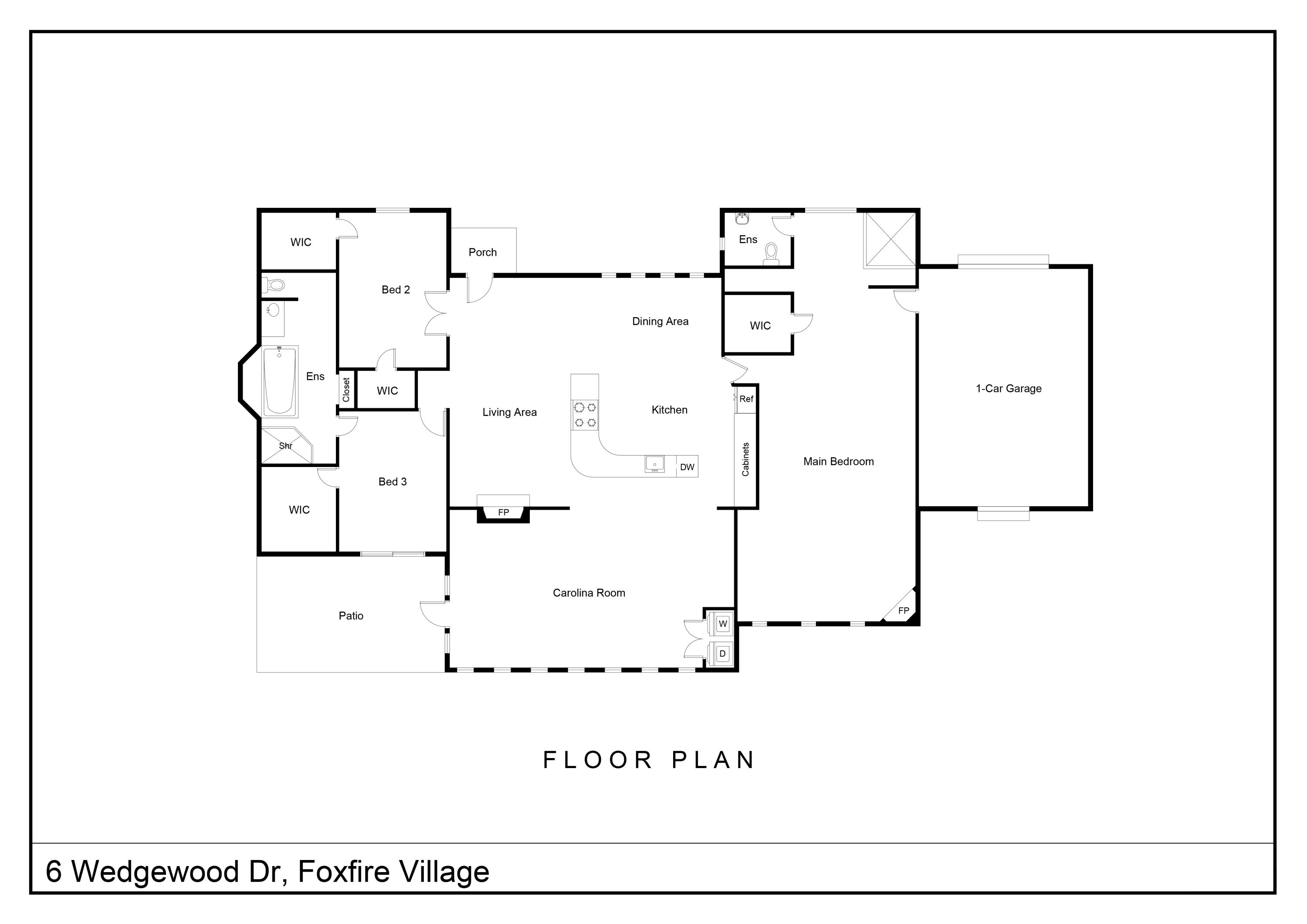 10704 Leeds Gate Road Savannah, GA 31406 - Photo 35 of 35 Floor Plan