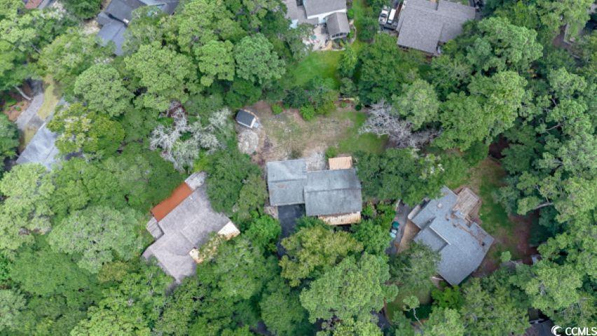 936 Oak Ridge Place Myrtle Beach, SC 29572 - Photo 34 of 36 Aerial view of property's location with a tree filled landscape
