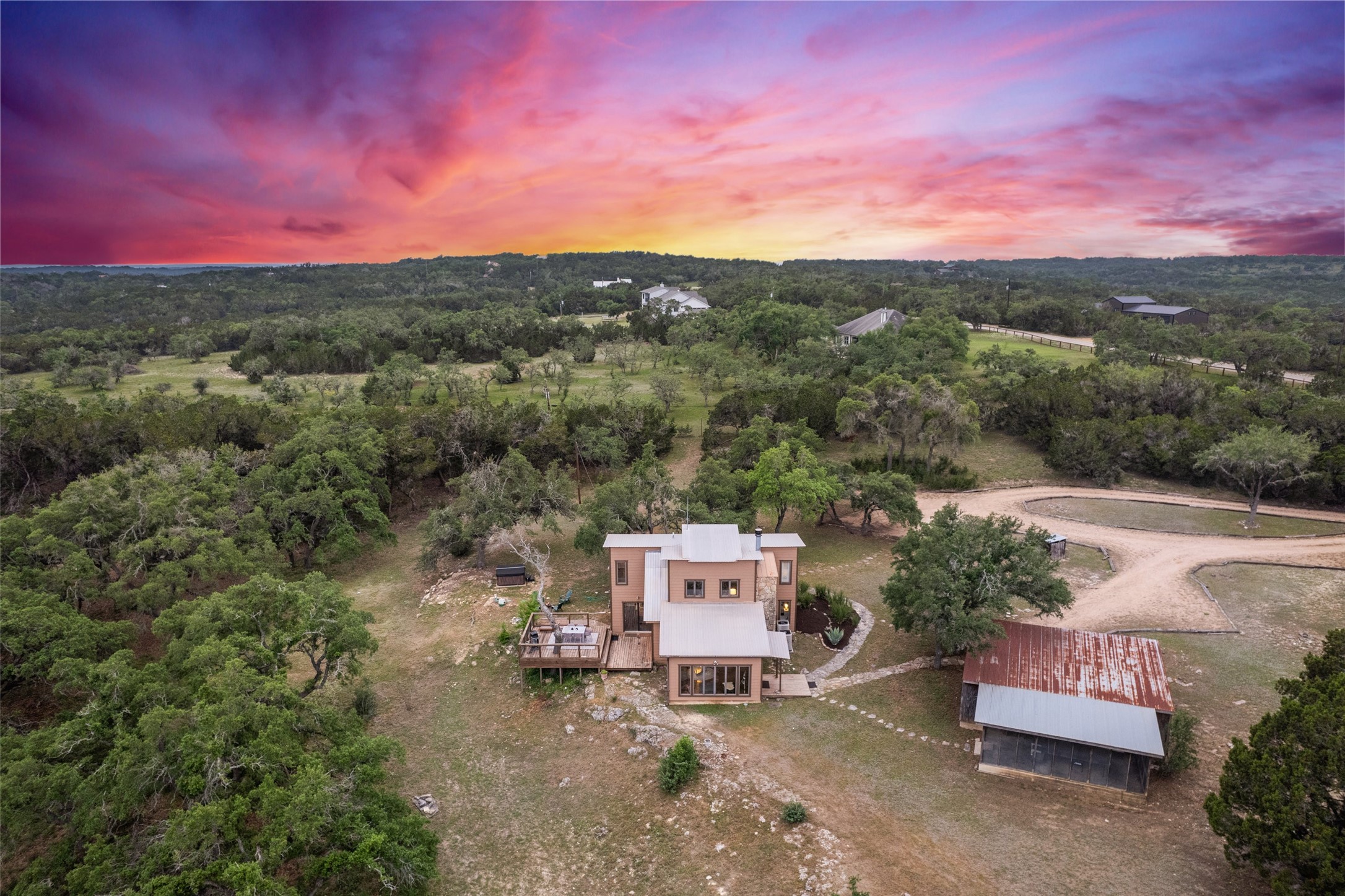 307 Valley Ridge Road Wimberley, TX 78676 - Photo 1 of 1 Gorgeous views in every direction!