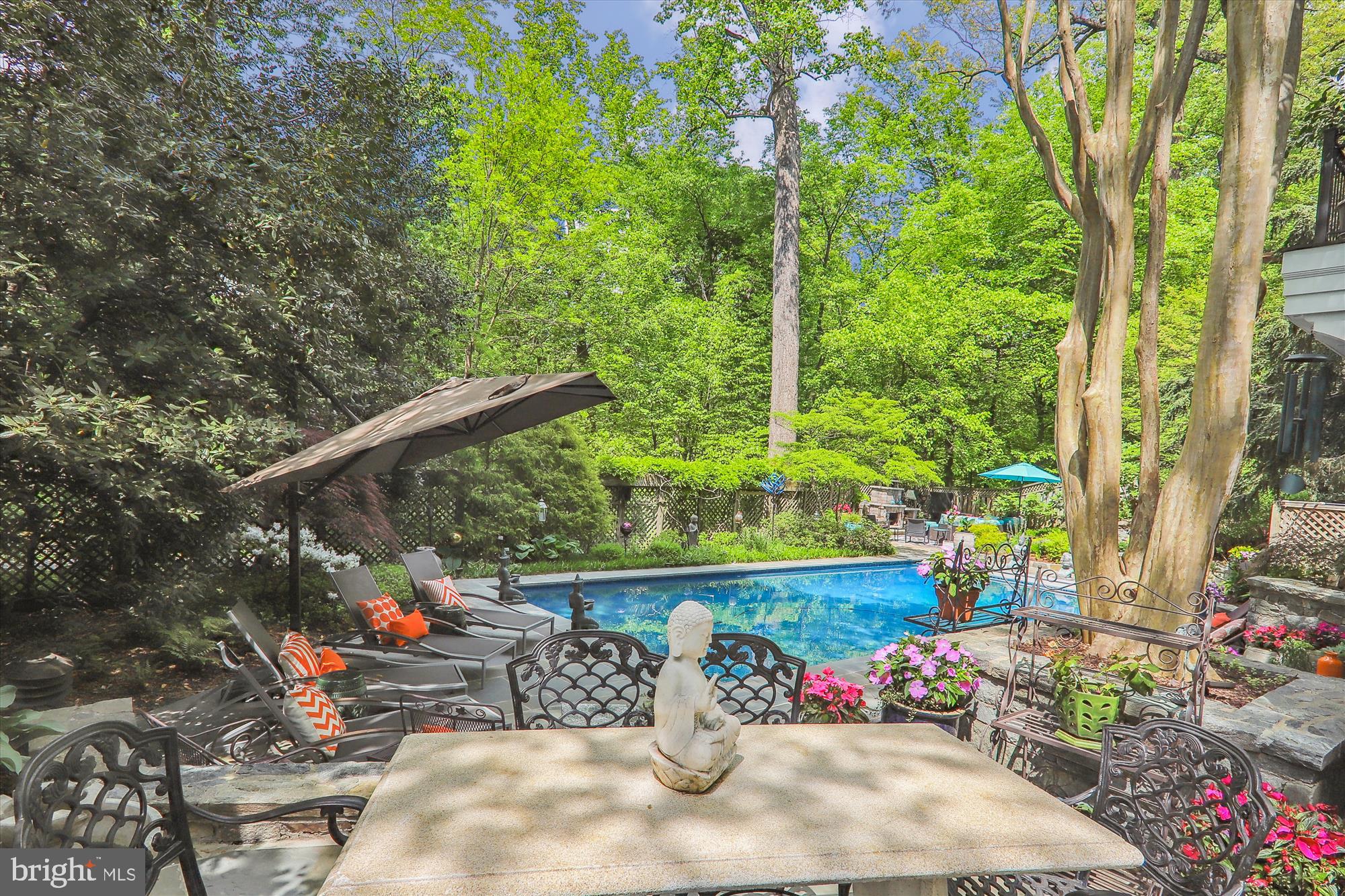 2721 Daniel Road Chevy Chase, MD 20815 - Photo 101 of 110 Rear Patio & Pool
