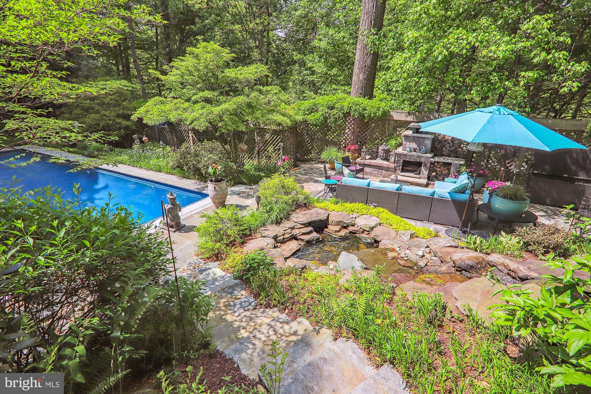 2721 Daniel Road Chevy Chase, MD 20815 - Photo 103 of 110 Rear Patio & Pool